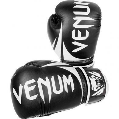 Боксерские перчатки Venum Challenger 2.0 Boxing Gloves Black White, 16 oz
