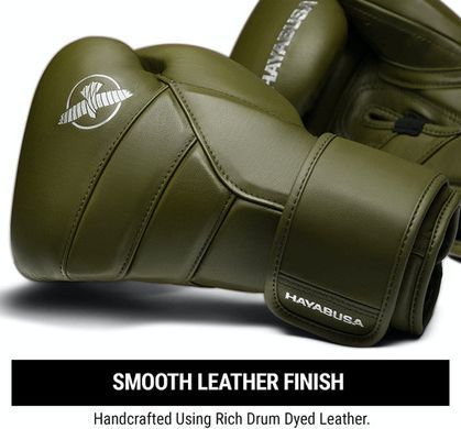 Боксерские перчатки Hayabusa T3 Kanpeki Boxing Gloves Olive Green, 12 oz