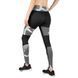 Жіночі легінси Venum Dune 2.0 Leggings Black White, Чорний-Сірий, L