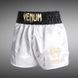 Тайські шорти Venum Classic Muay Thai Shorts White Gold Black, XS