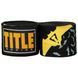Бинти боксерські еластичні TITLE Boxing Elastic Crusader black/Yelow 4,5м