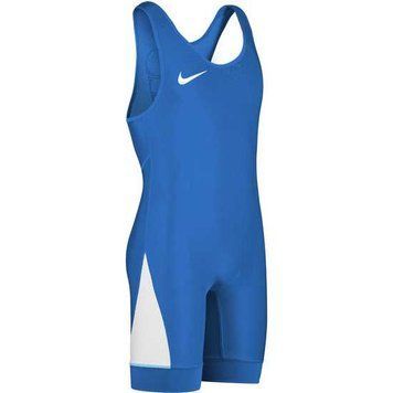 Трико Nike Grappler Elite Wrestling Singlet Royal Blue White, XL