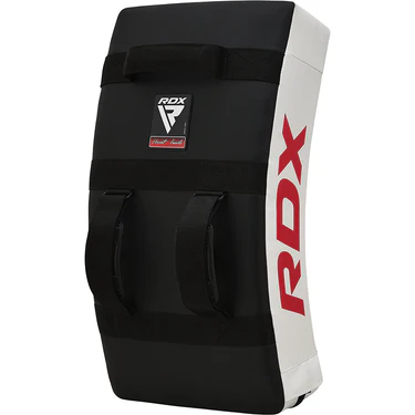 Маківара RDX T1 Curved Kick Shield with Nylon Handles White\Black, Універсальний
