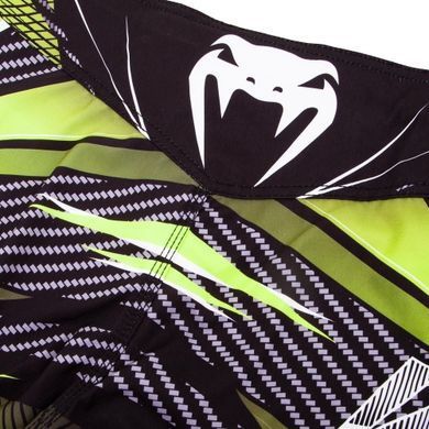 Шорти для MMA Venum Galactic 2.0 Carbon Fightshorts Black, Чорний-Лаймовий, XS