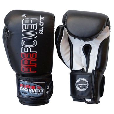 Боксерские перчатки Firepower FPBGA1 New Черные, 12oz, 12oz