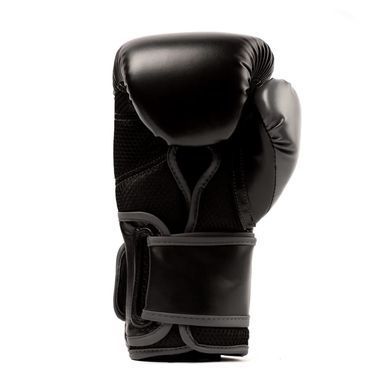 Боксерские перчатки Everlast Powerlock 2R Training Gloves Hook and Loop Black, 12 oz