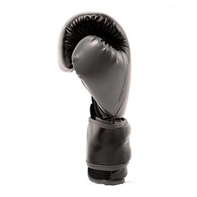 Боксерские перчатки Everlast Powerlock 2R Training Gloves Hook and Loop Black, 12 oz