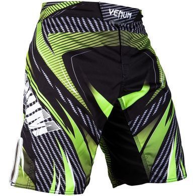 Шорти для MMA Venum Galactic 2.0 Carbon Fightshorts Black, Чорний-Лаймовий, XS