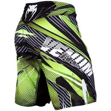 Шорти для MMA Venum Galactic 2.0 Carbon Fightshorts Black, Чорний-Лаймовий, XS