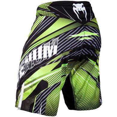 Шорти для MMA Venum Galactic 2.0 Carbon Fightshorts Black, Чорний-Лаймовий, XS