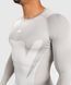 Рашгард з довгим рукавом Venum Attack Longsleeve Rashguard Greige, Білий-Сірий, XXL