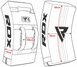 Маківара RDX T1 Curved Kick Shield with Nylon Handles White\Black, Універсальний