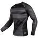 Компресійна футболка Venum AMRAP Compression T-shirt Long Sleeves Black Grey, Чорний-Сірий, XS