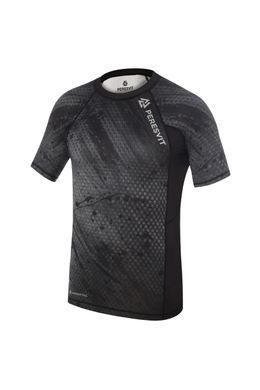 Рашгард Peresvit Immortal 2.0 Rashguard Short Sleeve Black Rain, Чорний, M