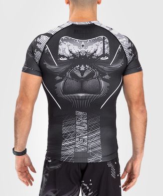 Рашгард Venum Gorilla Jungle Rashguard Short Sleeves Black White, M
