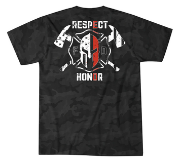 Футболка Howitzer Respect Fire Shortsleeve Tee Black Camo, M