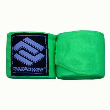 Бинты боксерские эластичные FirePower FPHW5 Салатовые 3м