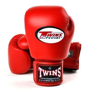Боксерские перчатки Twins Velcro BGVL3 Red, 18 oz