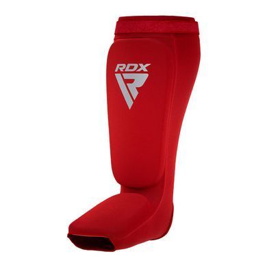 Защита голени RDX Hosieri Shin Instep Guard Red White, L
