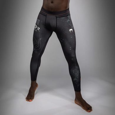 Легінси Venum Eclipse Spats Black Ivory, Чорний, S