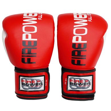 Боксерские перчатки Firepower FPBG2 Красные, 12oz, 12oz