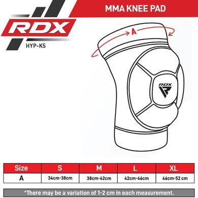 Защита колена RDX Hosiery Knee Pads K5 Red White, L