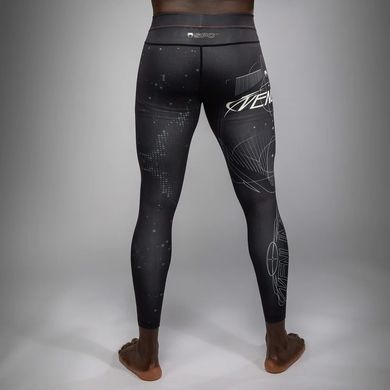 Легінси Venum Eclipse Spats Black Ivory, Чорний, S