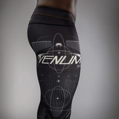 Легінси Venum Eclipse Spats Black Ivory, Чорний, S
