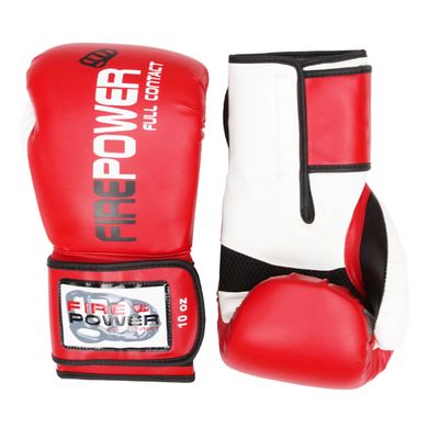 Боксерские перчатки Firepower FPBGA2 Красные, 10oz, 10oz