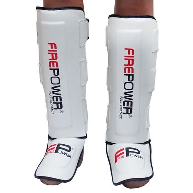 Защита ног FirePower FPSGA5 Белая с черным, L, L