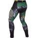 Компрессионные штаны Venum Crocodile Spats Black Green, Зелёный, XXL