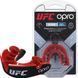 Детская капа OPRO Self-Fit UFC Full Pack Junior Silver Красная
