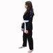 Детское кимоно для бразильского джиу-джитсу Firepower Elite Черное с черным, M1, M1