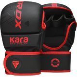Перчатки для MMA RDX F6 Kara Shooter Sparring Gloves Matte Red, S/M