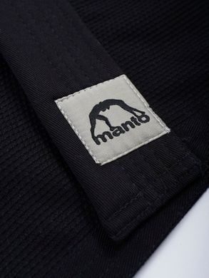 Кімоно MANTO Base 2.0 BJJ Gi Black Silver, Чорний, A0