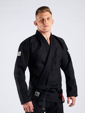 Кімоно MANTO Base 2.0 BJJ Gi Black Silver, Чорний, A0