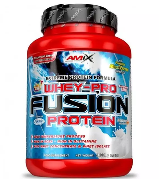 Сывороточный протеин Amix WheyPro Fusion 1000g Клубника, Универсальный