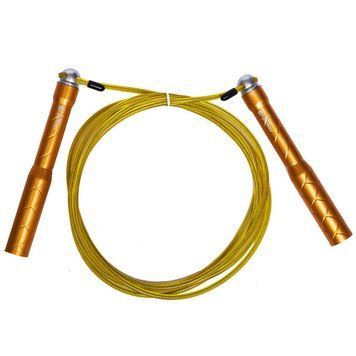 Скакалка швидкісна з підшипником та сталевим тросом Zelart N1940 Жовта