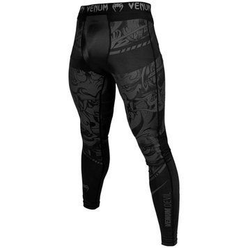 Компрессионные штаны Venum Devil Spats Black Black, Черный, XS