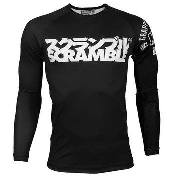 Рашгард з довгим рукавом SCRAMBLE BJJ Ranked Чорний S