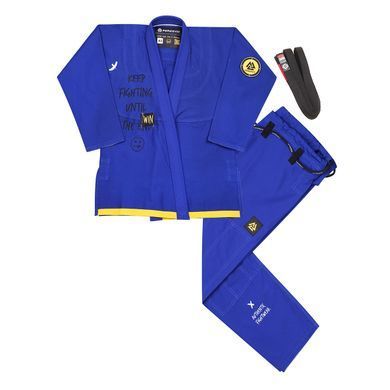 Кимоно Peresvit Keep Fighting BJJ Gi Royal Blue, Синий, A0