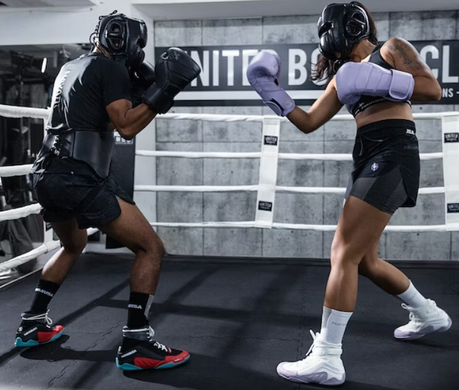 Боксерки Hayabusa Talon Boxing Shoes White Lavender, 39