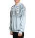 Худі Affliction Collapse Po Hood Sky Blue Pigment Dye, Cірий, S