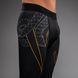 Леггинсы Venum Serpenti Spats Black Silver Gold, Черный, 3XL