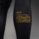 Леггинсы Venum Serpenti Spats Black Silver Gold, Черный, 3XL