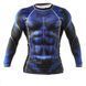 Рашгард Peresvit Beast Silver Force Rashguard Long Sleeve Blue, Синій, XXL