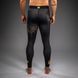 Леггинсы Venum Serpenti Spats Black Silver Gold, Черный, 3XL
