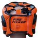 Шлем боксерский для тренировок с бампером Firepower FPHG6 Оранжевый, Универсальный, Універсальний