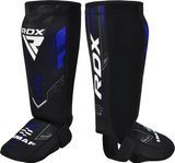 Защита голени RDX IMMAF Approved Neoprene Shin Instep Guards Blue, XL