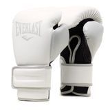 Боксерские перчатки Everlast Powerlock 2R Training Gloves Hook and Loop White, 12 oz